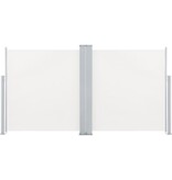 VidaXL Windscherm uittrekbaar 100x600 cm crème
