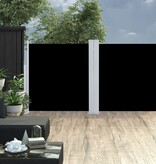 VidaXL Windscherm uittrekbaar 100x600 cm zwart