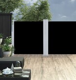 vidaXL Windscherm uittrekbaar 100x600 cm zwart