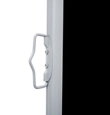 VidaXL Windscherm uittrekbaar 100x600 cm zwart