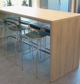 Statafel 220x80cm Antraciet