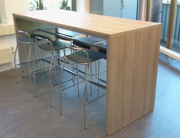 Statafel 220x80cm Antraciet