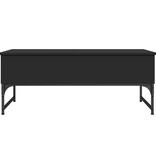 VidaXL Salontafel 100x50x40 cm bewerkt hout en metaal zwart