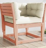 VidaXL Tuinbank met armleuningen en kussens massief douglashout