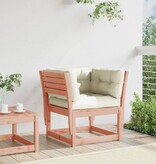 VidaXL Tuinbank met armleuningen en kussens massief douglashout