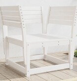 VidaXL Tuinstoel massief grenenhout wit
