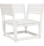 VidaXL Tuinstoel massief grenenhout wit