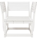 VidaXL Tuinstoel massief grenenhout wit