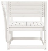 VidaXL Tuinstoel massief grenenhout wit