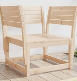 VidaXL Tuinstoel massief grenenhout