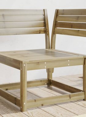 VidaXL Tuinhoekbank 73x73x78 cm geïmpregneerd grenenhout