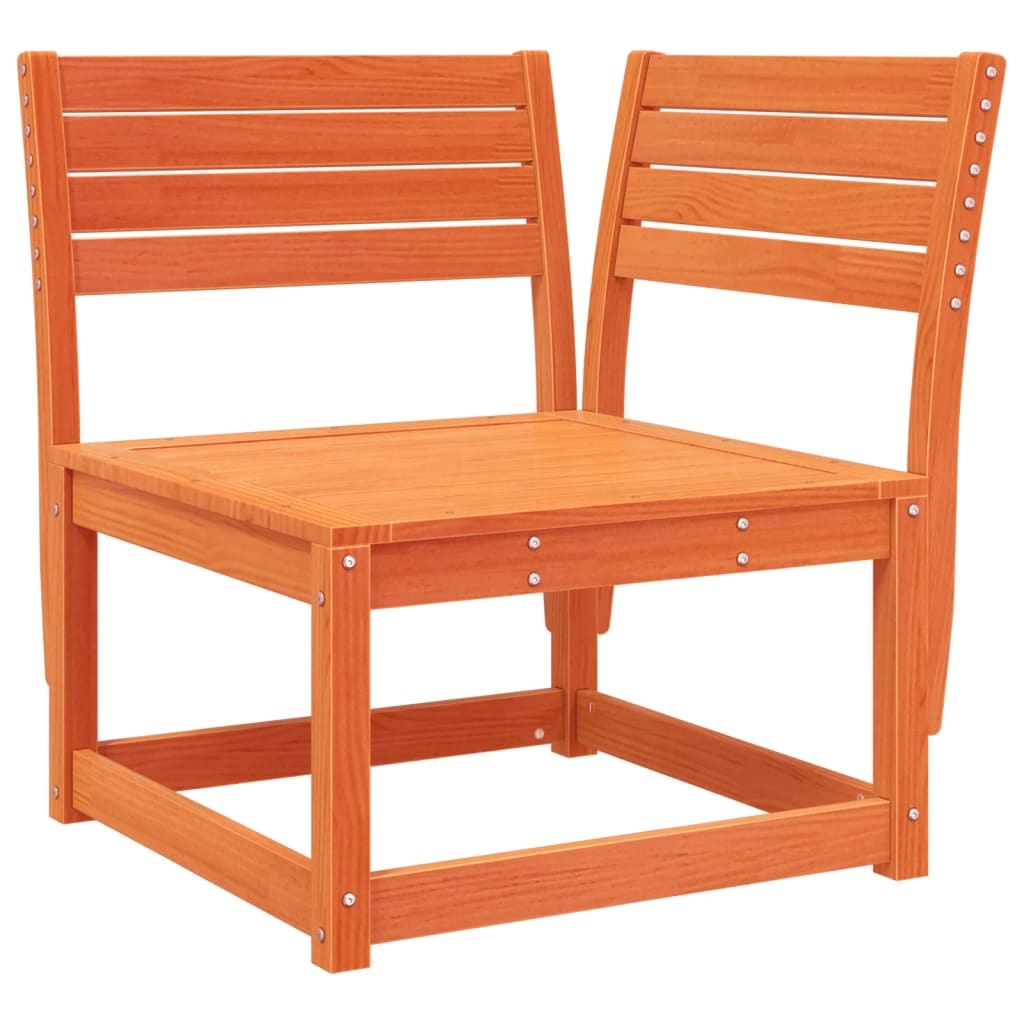 VidaXL Tuinhoekbank 73x73x78 cm massief grenenhout wasbruin