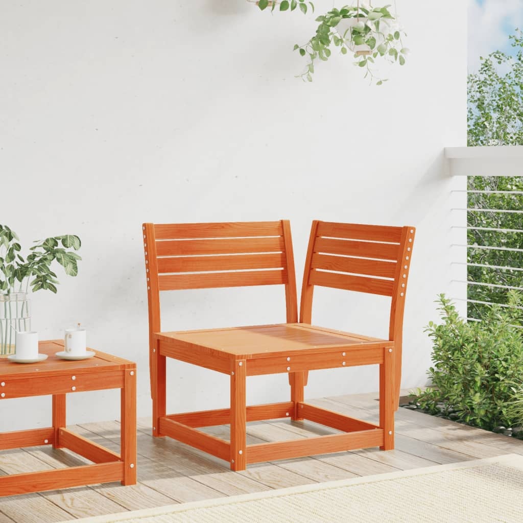 VidaXL Tuinhoekbank 73x73x78 cm massief grenenhout wasbruin