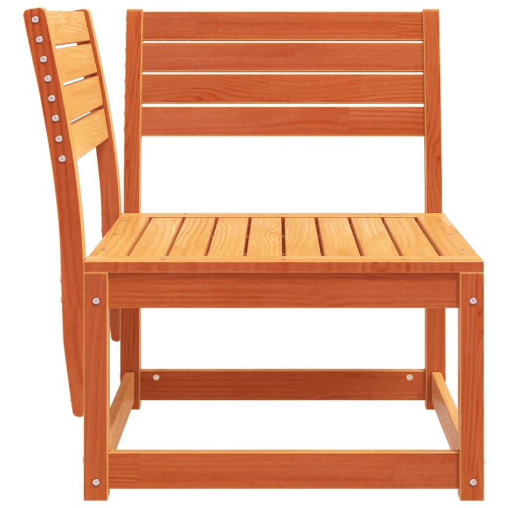 VidaXL Tuinhoekbank 73x73x78 cm massief grenenhout wasbruin
