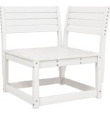 VidaXL Tuinhoekbank 73x73x78 cm massief grenenhout wit