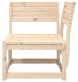 VidaXL Tuinhoekbank 73x73x78 cm massief grenenhout