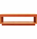 VidaXL Salontafel 110x50x33,5 cm massief grenenhout wasbruin