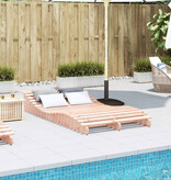 VidaXL Ligbed 205x110x31,5 cm massief douglashout