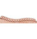 VidaXL Ligbed 205x110x31,5 cm massief douglashout