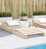 VidaXL Ligbed 205x80x31,5 cm massief grenenhout