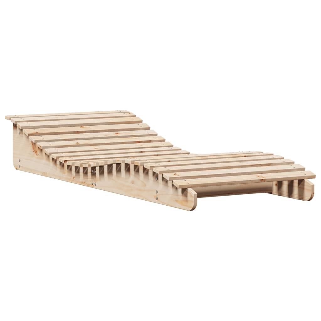VidaXL Ligbed 205x80x31,5 cm massief grenenhout