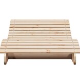 VidaXL Ligbed 205x80x31,5 cm massief grenenhout
