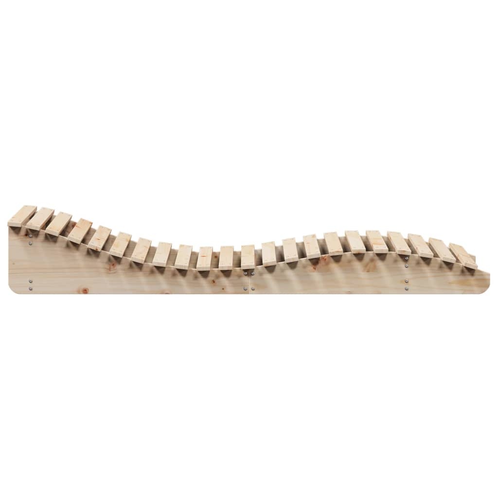 VidaXL Ligbed 205x80x31,5 cm massief grenenhout