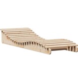 VidaXL Ligbed 205x70x31,5 cm massief grenenhout