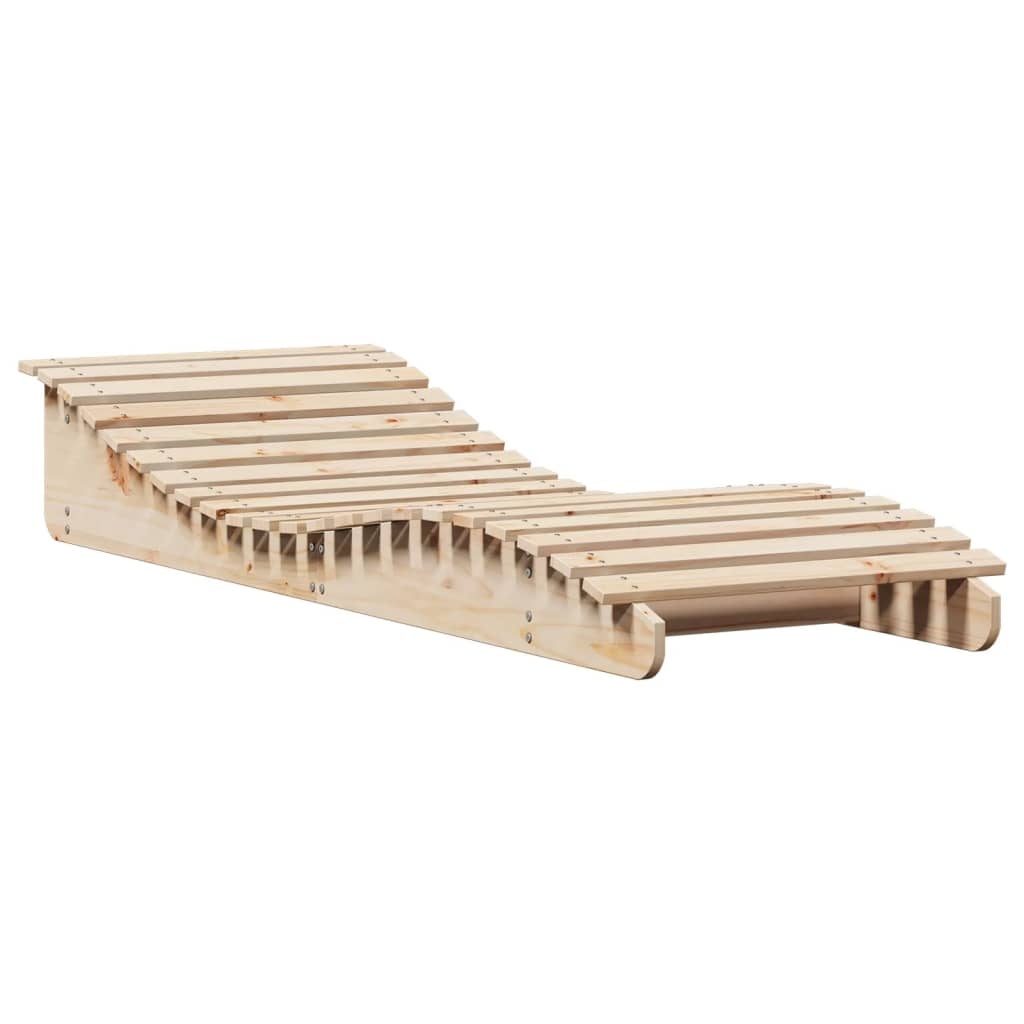 VidaXL Ligbed 205x70x31,5 cm massief grenenhout