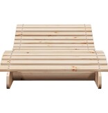 VidaXL Ligbed 205x70x31,5 cm massief grenenhout