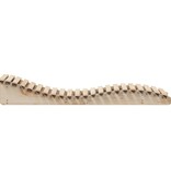 VidaXL Ligbed 205x70x31,5 cm massief grenenhout