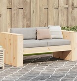VidaXL Tuinbank 2-zits 134x60x62 cm massief grenenhout