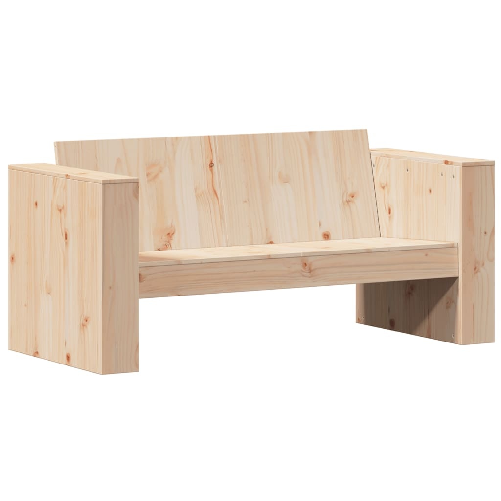 VidaXL Tuinbank 2-zits 134x60x62 cm massief grenenhout
