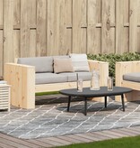 VidaXL Tuinbank 2-zits 134x60x62 cm massief grenenhout