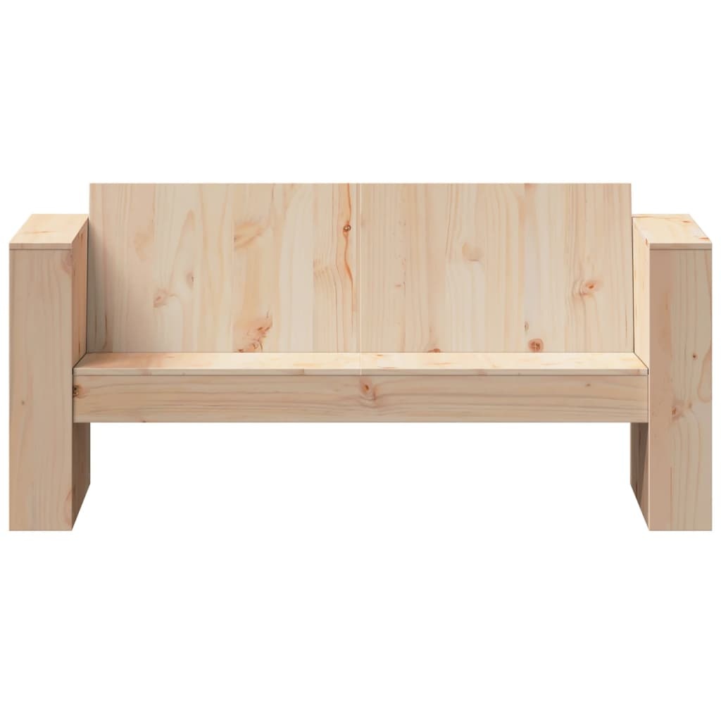 VidaXL Tuinbank 2-zits 134x60x62 cm massief grenenhout