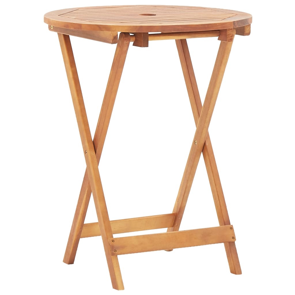 VidaXL Tuintafel inklapbaar 60x75 cm massief acaciahout