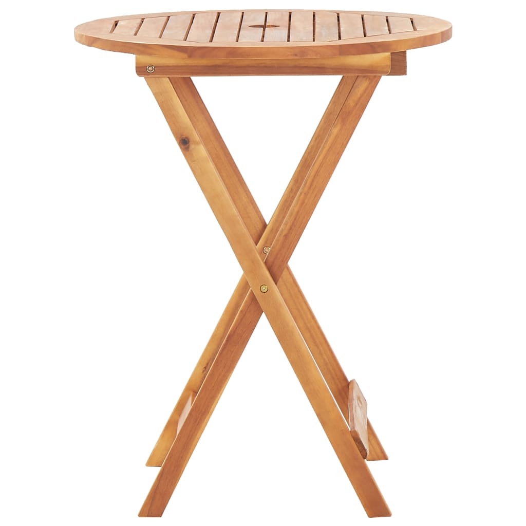VidaXL Tuintafel inklapbaar 60x75 cm massief acaciahout