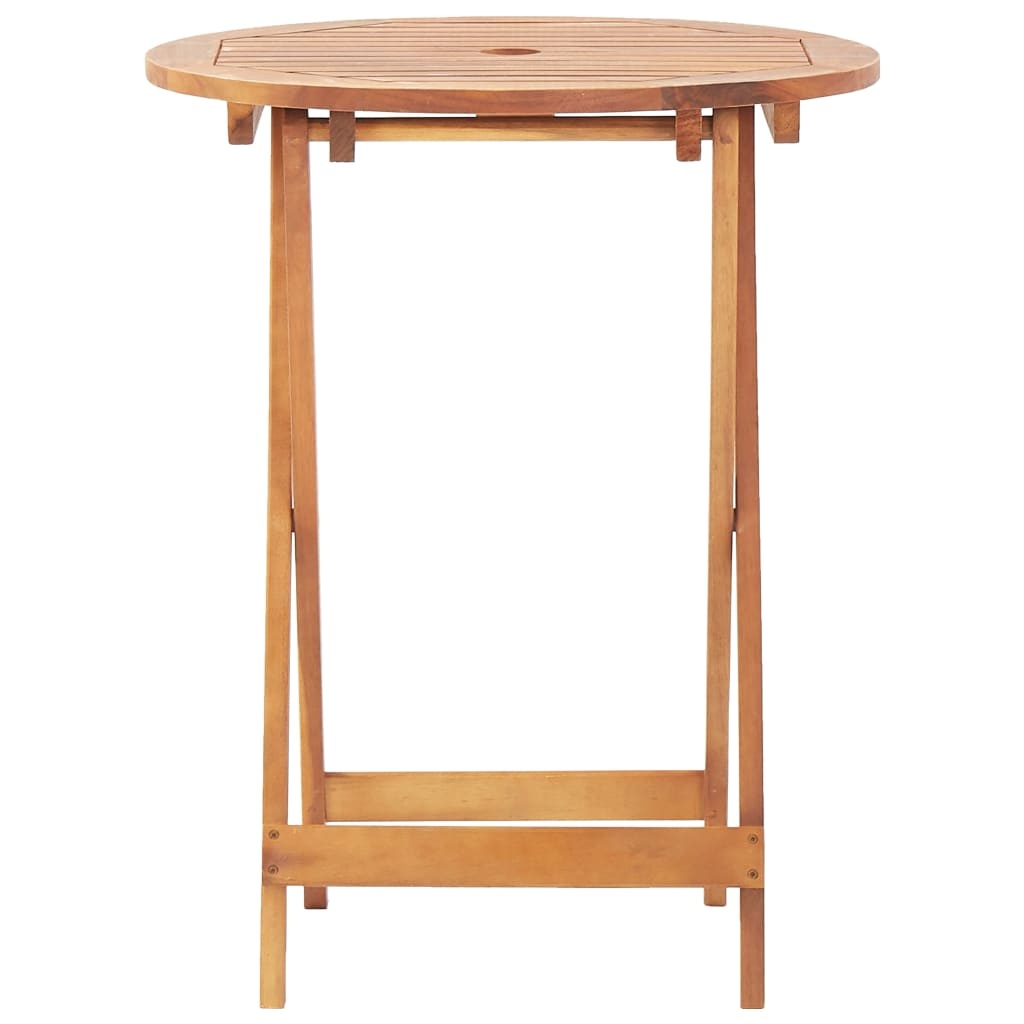 VidaXL Tuintafel inklapbaar 60x75 cm massief acaciahout