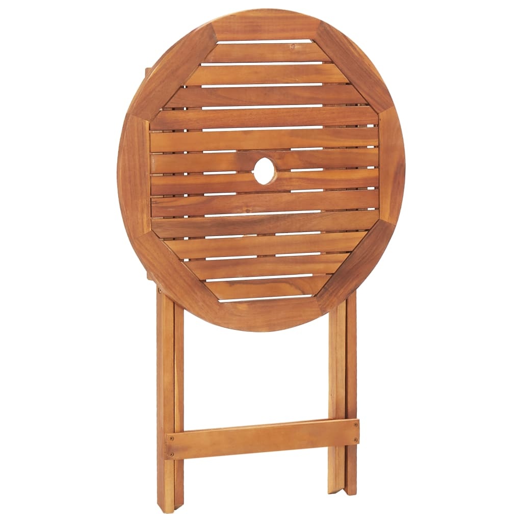 VidaXL Tuintafel inklapbaar 60x75 cm massief acaciahout