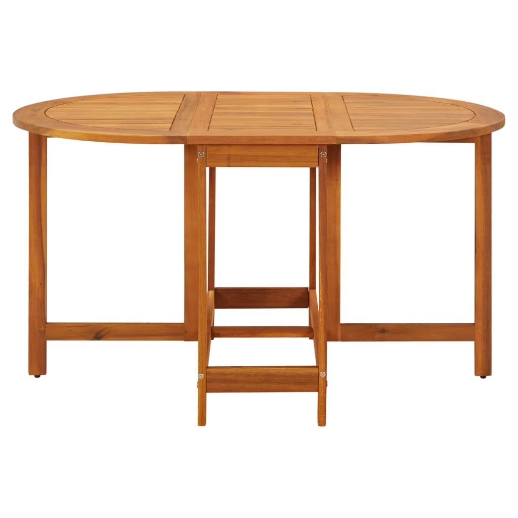 VidaXL Tuintafel 130x90x72 cm massief acaciahout