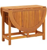 VidaXL Tuintafel 130x90x72 cm massief acaciahout