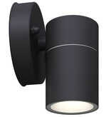 vidaXL LED-wandlamp buiten neerwaarts RVS 2 st