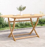 vidaXL Tuintafel inklapbaar 160x85x75 cm massief acaciahout