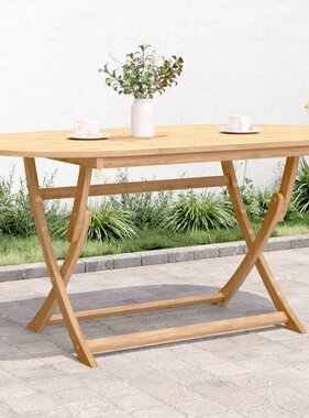 vidaXL Tuintafel inklapbaar 160x85x75 cm massief acaciahout