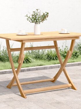 vidaXL Tuintafel inklapbaar 120x70x75 cm massief acaciahout