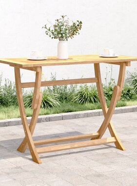 vidaXL Tuintafel inklapbaar 110x55x75 cm massief acaciahout