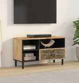 vidaXL Tv-meubel 80x33x46 cm massief mangohout