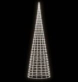vidaXL Lichtkegel aan vlaggenmast 3000 koudwitte LED's 800 cm