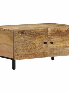 vidaXL Salontafel 80x50x40 cm massief mangohout