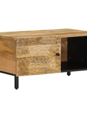 vidaXL Salontafel 80x50x40 cm massief mangohout